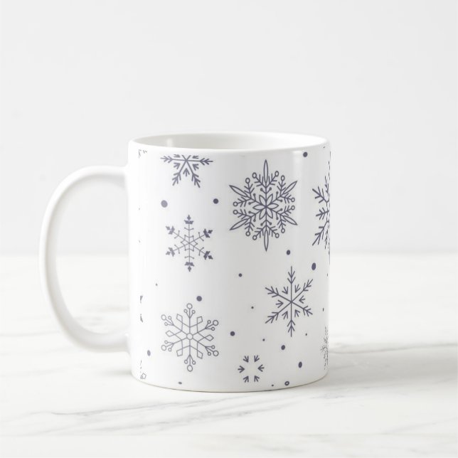Mug Motif Snowflake (Gauche)