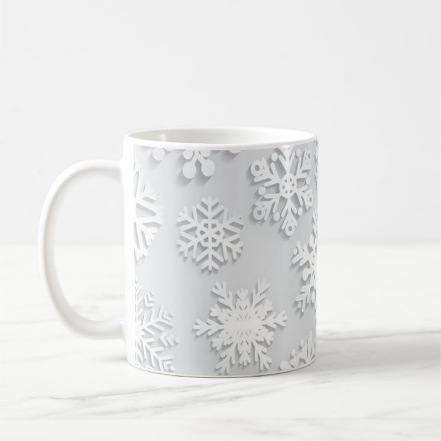 Mug Motif Snowflake (Gauche)