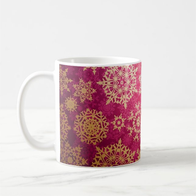 Mug Motif Snowflake (Gauche)