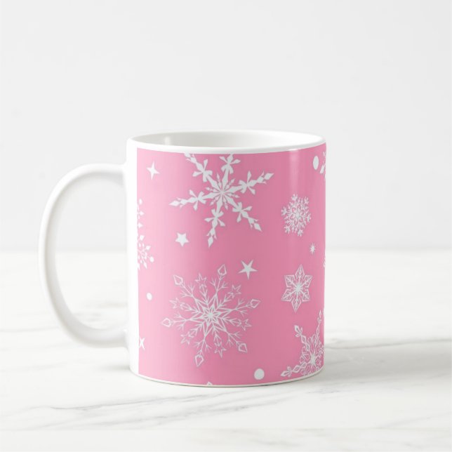Mug Motif Snowflake (Gauche)