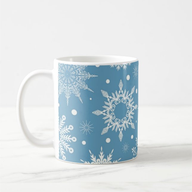 Mug Motif Snowflake (Gauche)