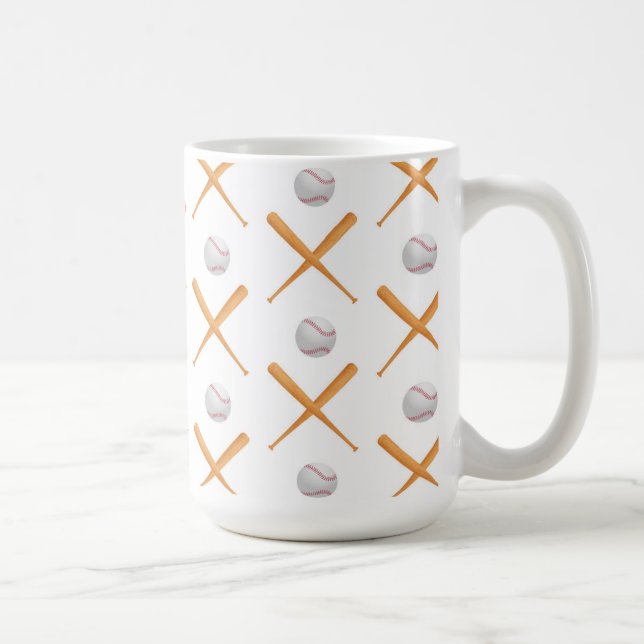 Mug Motif sportif de baseball Batup (Droite)