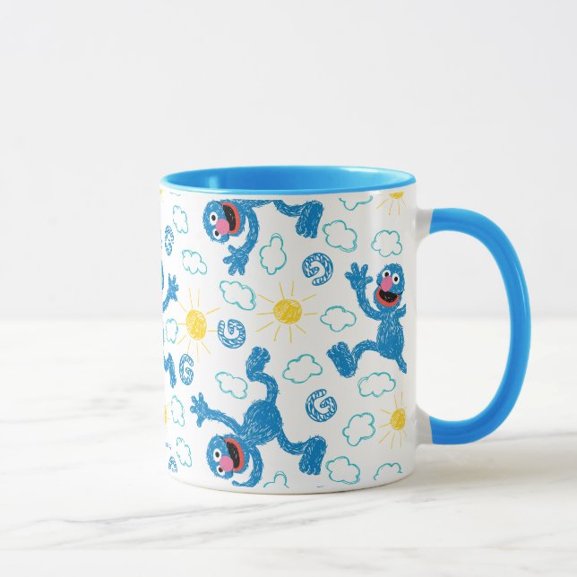 Mug Motif Sunshine Crayon Grover (Droite)