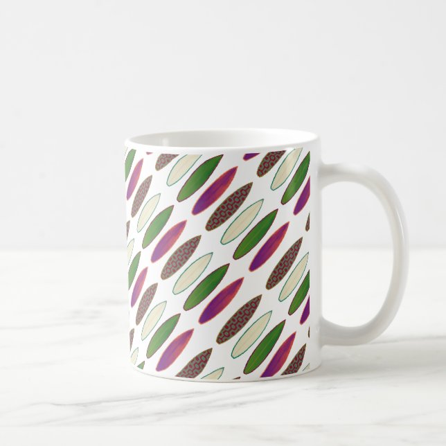 Mug motif surf . planches (Droite)
