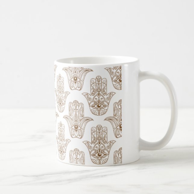 Mug Motif symbole Hamsa (Droite)