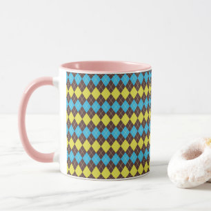 Mug Motif Tartan Écossais des années 70