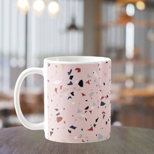 Mug Motif Terrazzo Abstrait Moderne du Milieu du Siècl