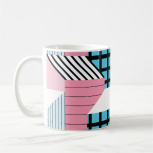 Mug Motif transparent avec formes géométriques abstrai