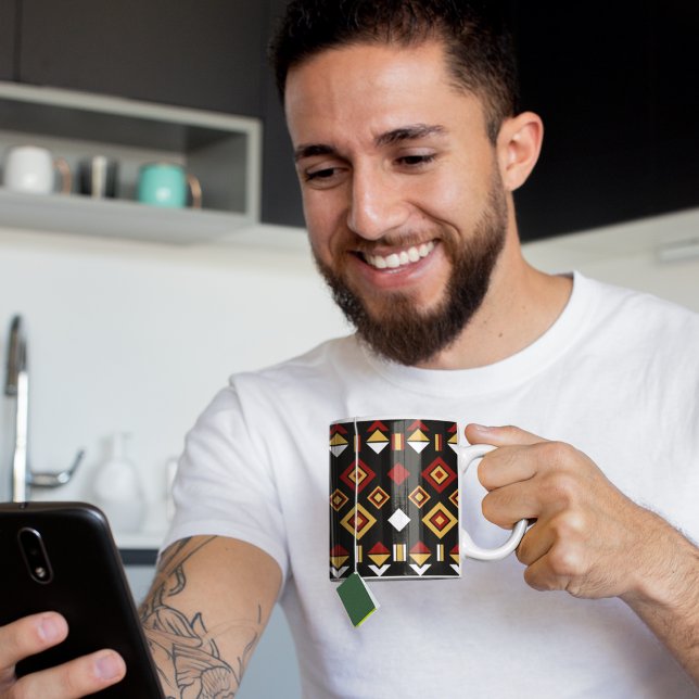 Mug Motif triangulaire géométrique (Mugs and cups)