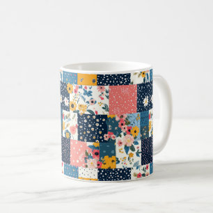 Mug Motif vintage à écailles florales (4)