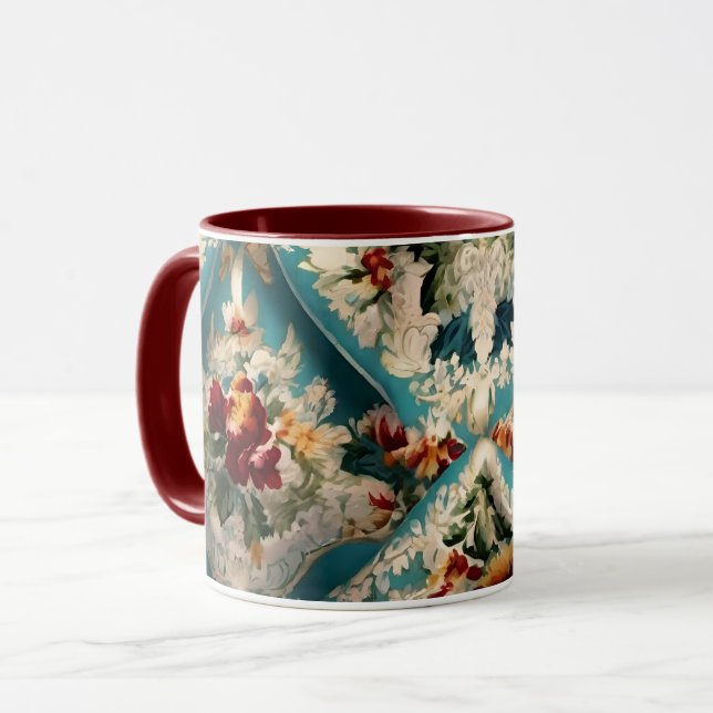 Mug Motif Whimsical Floral Italien (Devant gauche)