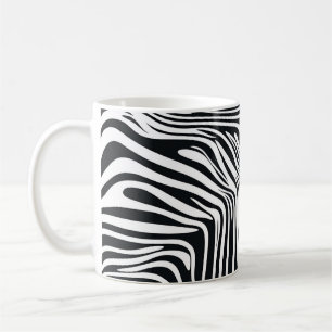 Mug Motif zébré noir et blanc 🦓