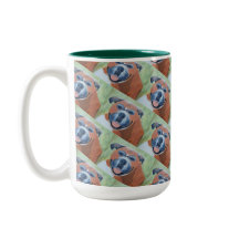 mug motifé chien boxer