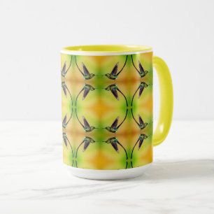 Mug Motifs de colibris