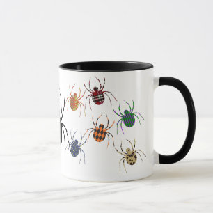 Mug Motifs de N d'araignées '