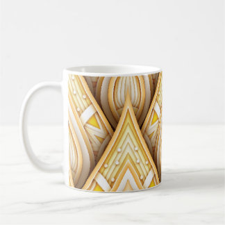 Mug Motifs Ethniques Or : Luxueux sans fil