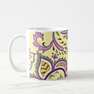 Mug Motifs floraux décoratifs