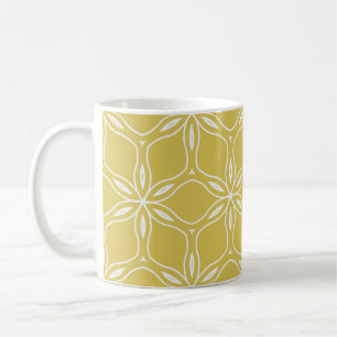 Mug Motifs géométriques fleuris sans couture. vintag t