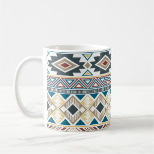 Mug Motifs Tribaux Aztèques : Design géométrique sans