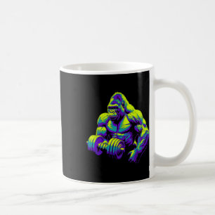 Mug Motivation de travail de gym de singe de gorille B