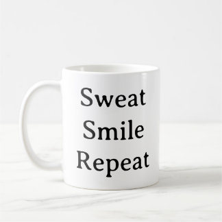 Mug Motivation Fitness - Sweat Smile Répéter