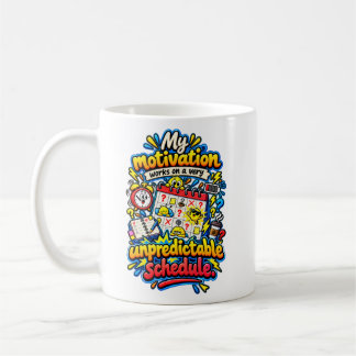 Mug Motivation Imprévisible Drôle Procrastination Stat