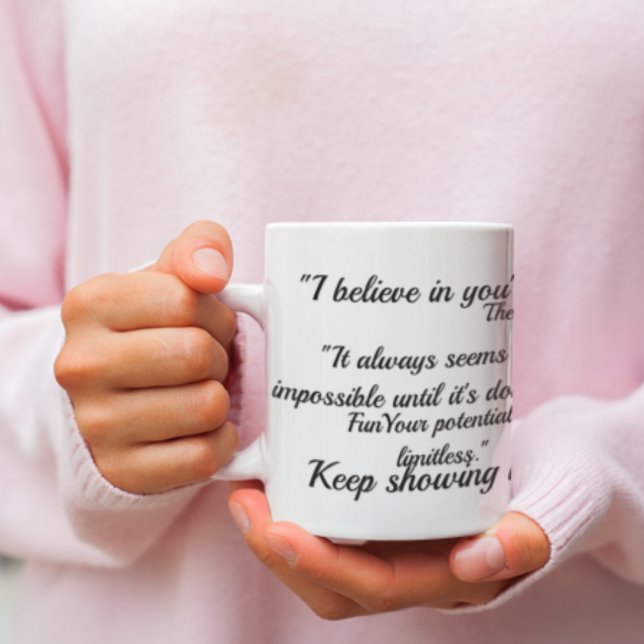 Mug Motivation l croire en vous (Créateur téléchargé)