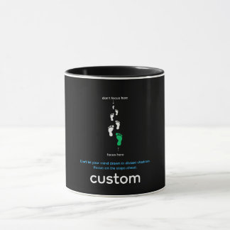 Mug Motivational Focus Steps Ahead Quote – Minimalist