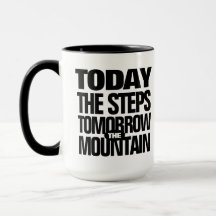 Motivationnel Aujourd'hui les marches demain la mo