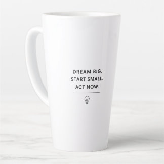 Mug Motivationnel - Dream Big. Commencez Petit. Ag
