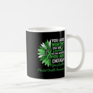 Mug Motivationnel Santé mentale Guerrier vert