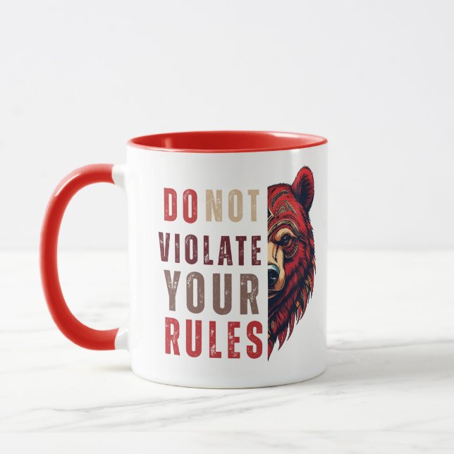 Mug Motiver | Forex mentalité | Ours (Gauche)