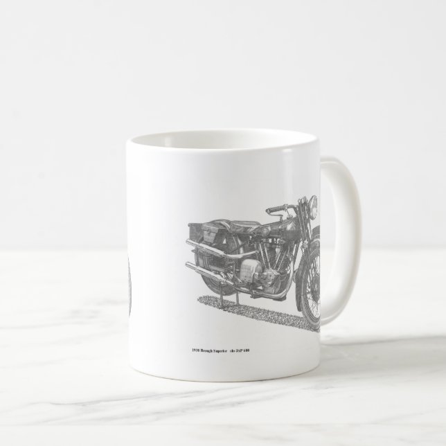 Mug Moto classique Calender (classique britannique) (Devant droit)