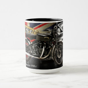 Mug Motocyclette 1952 noire de l'ombre 998cc de