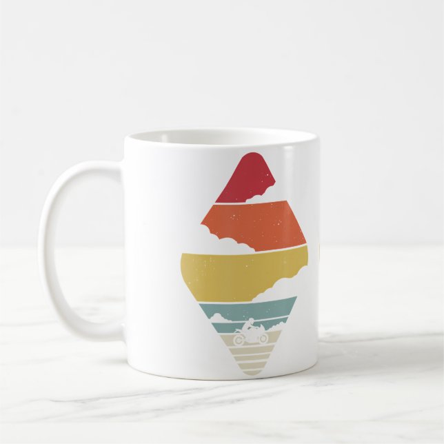 Mug Motorbike Biker Motorsport Motorcyclists (Gauche)