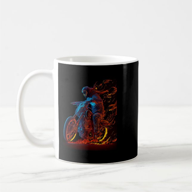 Mug Motorcross Biker Motorcycle Enduro Dirtbike Outdoo (Gauche)