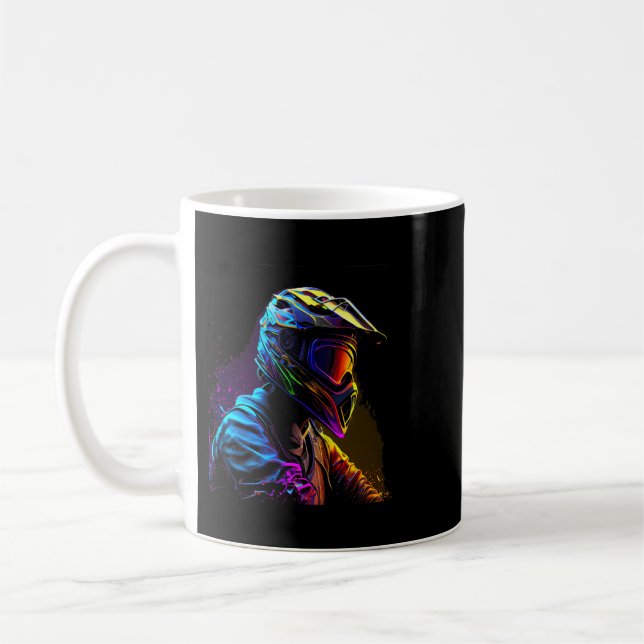 Mug Motorcross casque moto enduro moto moto (Gauche)