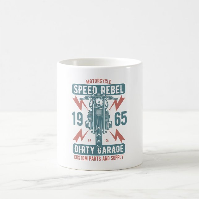 Mug Motorcycle Speed Rebel 1965 (Créateur téléchargé)