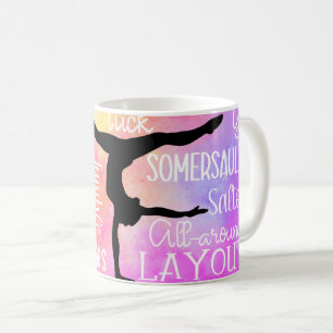 Mug Mots de gymnastique Rainbow Ombre