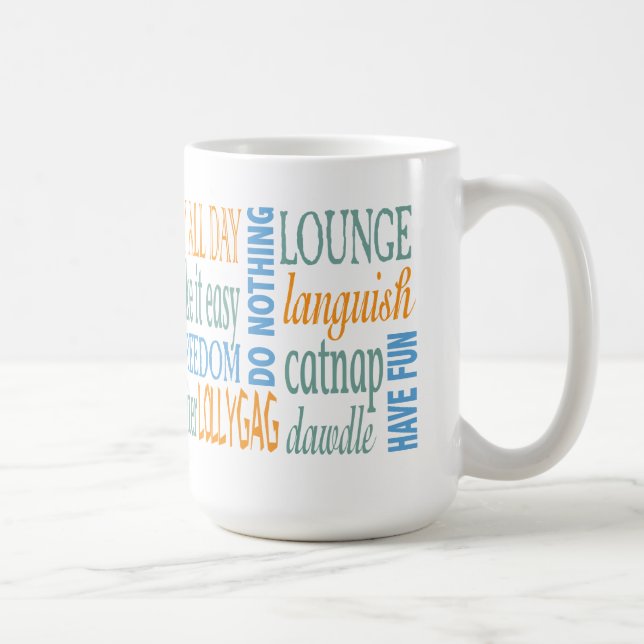Mug Mots et conseil de retraite (Droite)