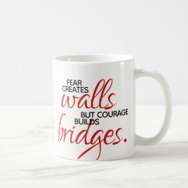Mug Mots Inspirants Courage Construit Des Ponts