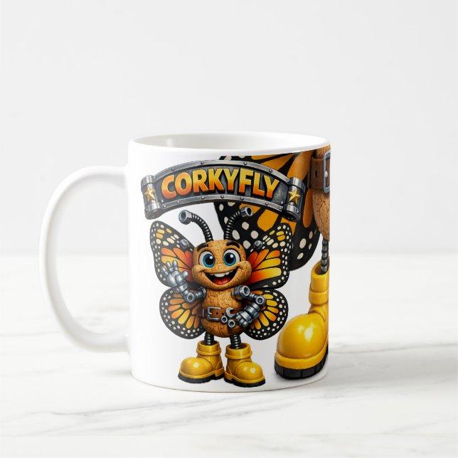 Mug Mouche drôle et corky (Gauche)