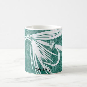 Mug "Mouche sur le vert" Classique truite mouche