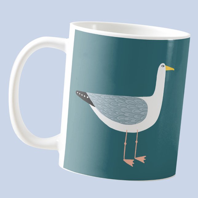 Mug Mouette (Fun Seagull bird coffee mug)
