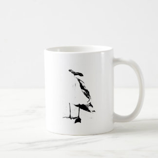 Mug Mouette à l'encre noire d'ensemble