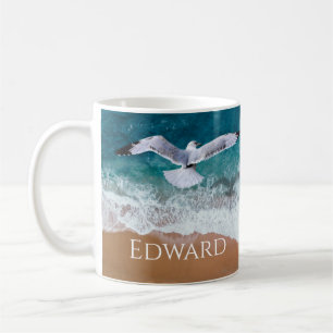 Mug Mouette au-dessus de la mer