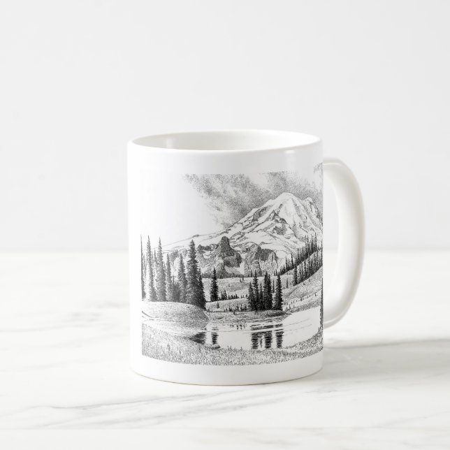 Mug Mount Rainier, Washington (Devant droit)