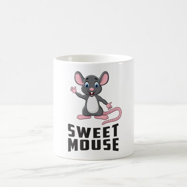 Mug Mouse Rat Animal Cheese Love Pet Cute Funny Venin (Centre)