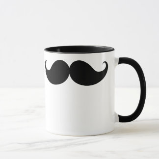 Mug Moustache drôle noire Stache de moustache de