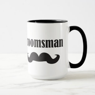 Mug Moustache Groomsman